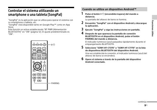 Sony HT-CT770 - HT-CT770 Istruzioni per l'uso Spagnolo