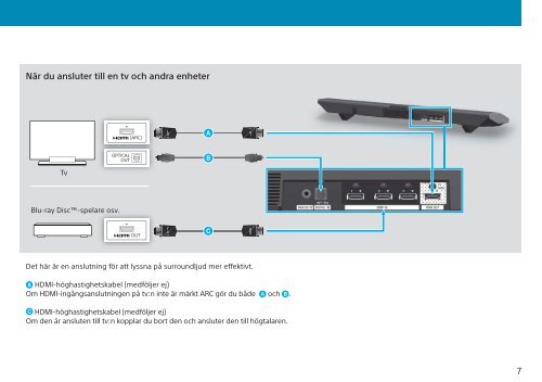 Sony HT-CT770 - HT-CT770 Guida di configurazione rapid Svedese