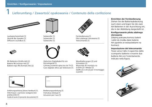 Sony HT-CT770 - HT-CT770 Istruzioni per l'uso Tedesco