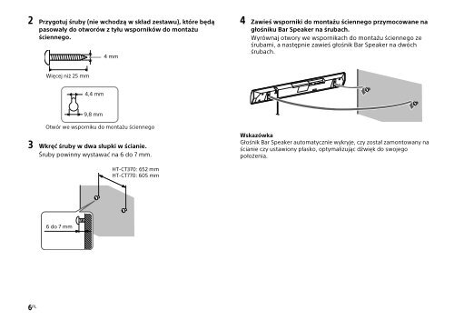 Sony HT-CT770 - HT-CT770 Istruzioni per l'uso Polacco