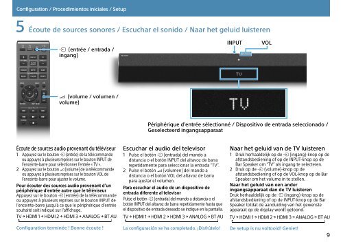 Sony HT-CT770 - HT-CT770 Istruzioni per l'uso Francese