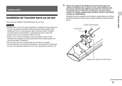 Sony HT-CT770 - HT-CT770 Istruzioni per l'uso Francese