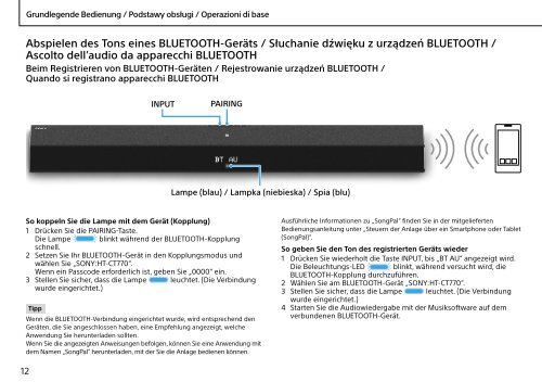 Sony HT-CT770 - HT-CT770 Istruzioni per l'uso Italiano