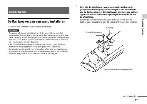 Sony HT-CT770 - HT-CT770 Istruzioni per l'uso Olandese