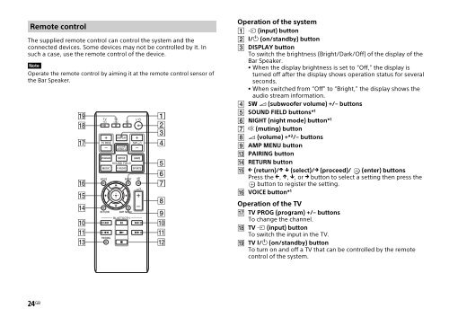 Sony HT-CT770 - HT-CT770 Istruzioni per l'uso Inglese
