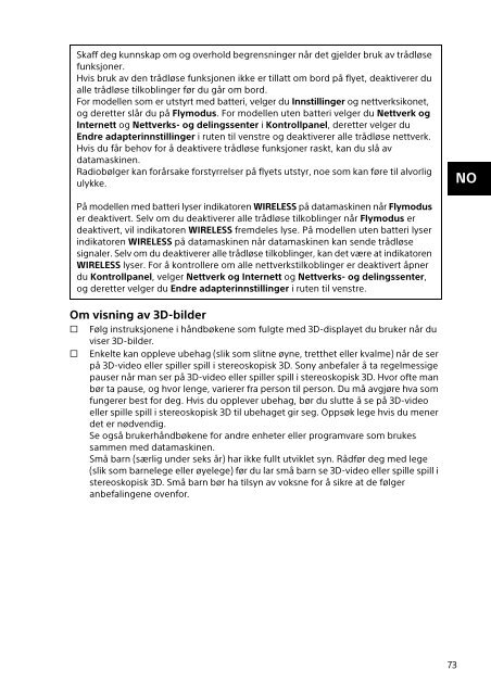 Sony SVE1512C1R - SVE1512C1R Documenti garanzia Danese