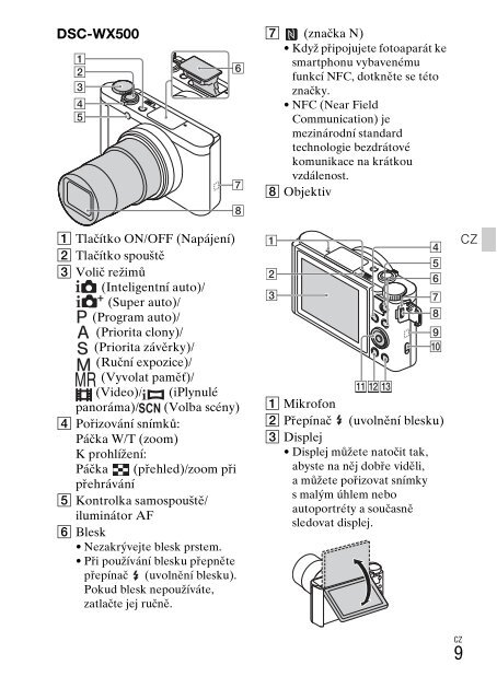 Sony DSC-WX500 - DSC-WX500 Mode d'emploi Polonais