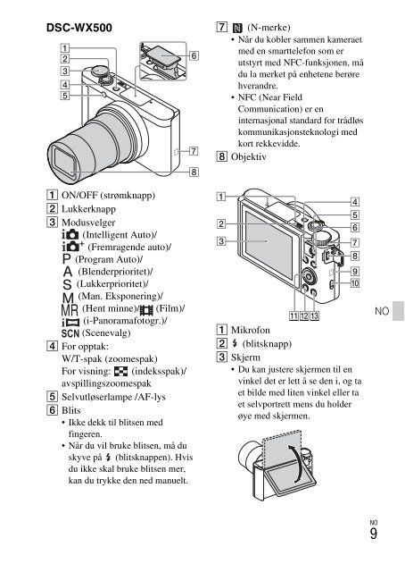 Sony DSC-WX500 - DSC-WX500 Mode d'emploi Polonais