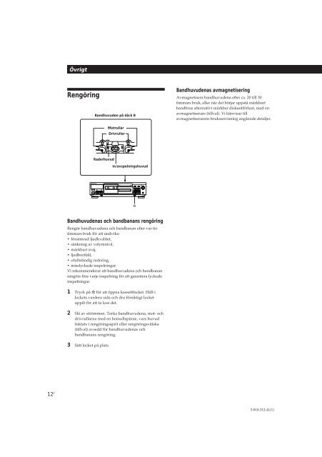 Sony TC-WE405 - TC-WE405 Consignes d&rsquo;utilisation Italien