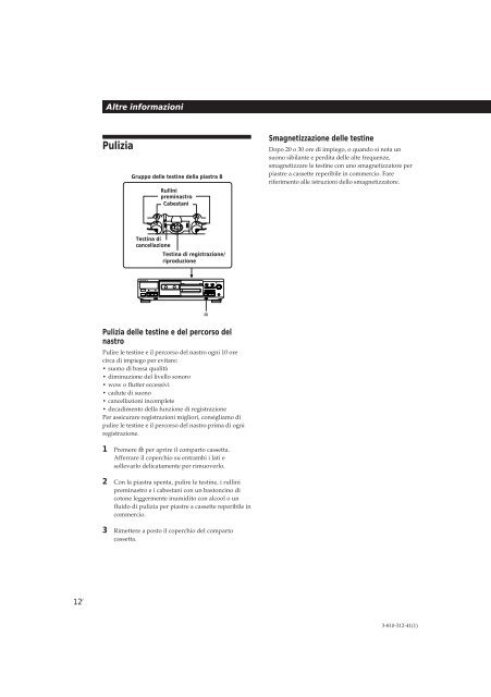 Sony TC-WE405 - TC-WE405 Consignes d&rsquo;utilisation Su&eacute;dois