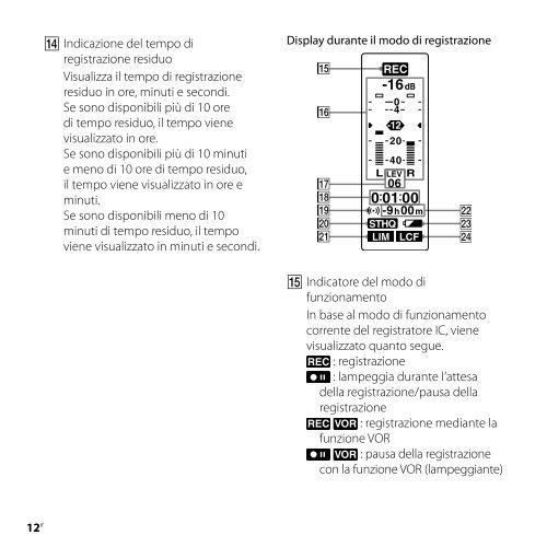 Sony ICD-SX850 - ICD-SX850 Istruzioni per l'uso