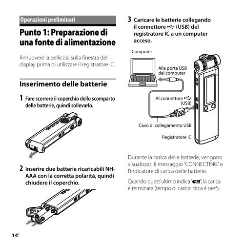 Sony ICD-SX850 - ICD-SX850 Istruzioni per l'uso