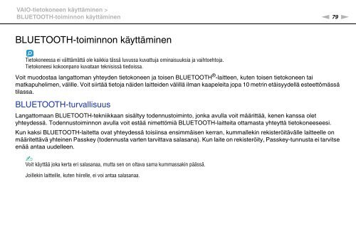 Sony VPCSA2Z9R - VPCSA2Z9R Mode d'emploi Finlandais