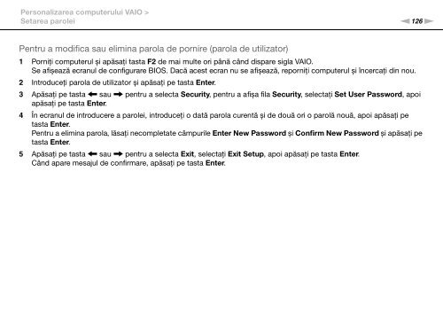 Sony VPCSA2Z9R - VPCSA2Z9R Mode d'emploi Roumain