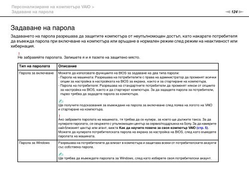 Sony VPCSA2Z9R - VPCSA2Z9R Mode d'emploi Bulgare