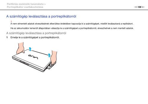 Sony VPCSA2Z9R - VPCSA2Z9R Mode d'emploi Hongrois