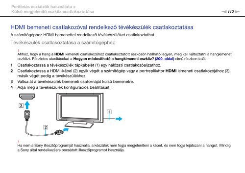 Sony VPCSA2Z9R - VPCSA2Z9R Mode d'emploi Hongrois