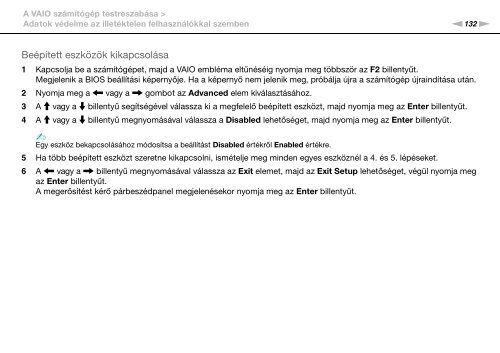 Sony VPCSA2Z9R - VPCSA2Z9R Mode d'emploi Hongrois