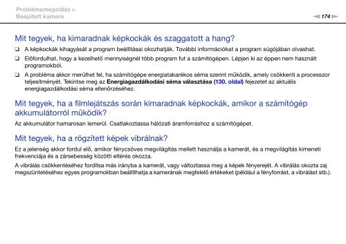 Sony VPCSA2Z9R - VPCSA2Z9R Mode d'emploi Hongrois