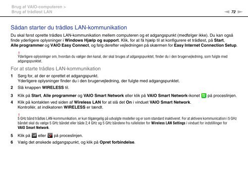 Sony VPCSA2Z9R - VPCSA2Z9R Mode d'emploi Danois