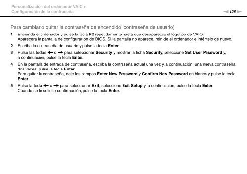 Sony VPCSA2Z9R - VPCSA2Z9R Mode d'emploi Espagnol