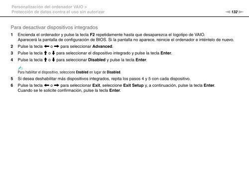 Sony VPCSA2Z9R - VPCSA2Z9R Mode d'emploi Espagnol