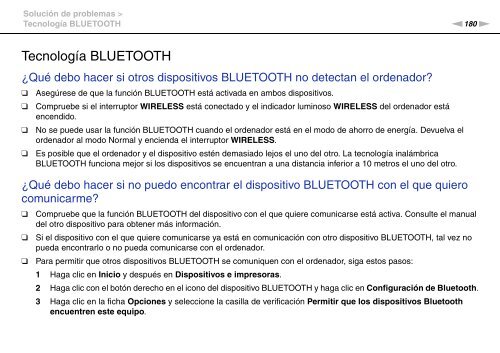 Sony VPCSA2Z9R - VPCSA2Z9R Mode d'emploi Espagnol