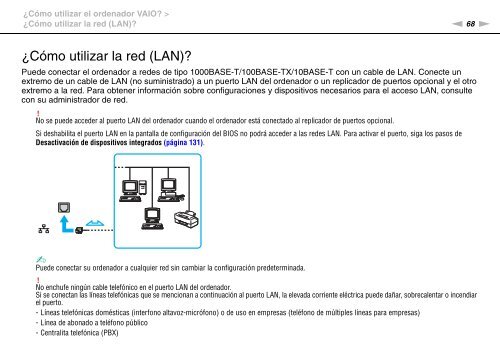 Sony VPCSA2Z9R - VPCSA2Z9R Mode d'emploi Espagnol