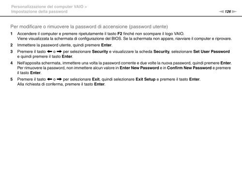 Sony VPCSA2Z9R - VPCSA2Z9R Mode d'emploi Italien