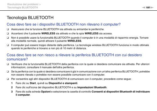 Sony VPCSA2Z9R - VPCSA2Z9R Mode d'emploi Italien