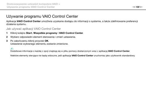 Sony VPCSA2Z9R - VPCSA2Z9R Mode d'emploi Polonais