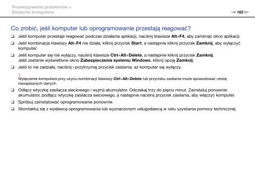 Sony VPCSA2Z9R - VPCSA2Z9R Mode d'emploi Polonais