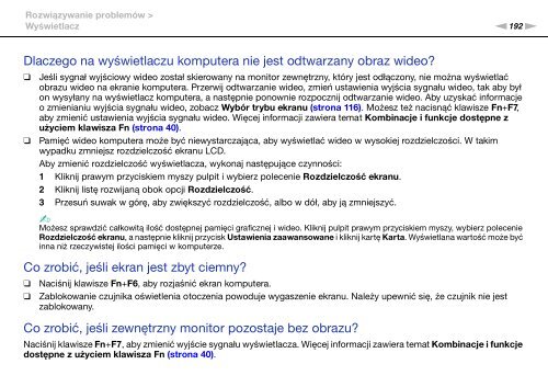 Sony VPCSA2Z9R - VPCSA2Z9R Mode d'emploi Polonais