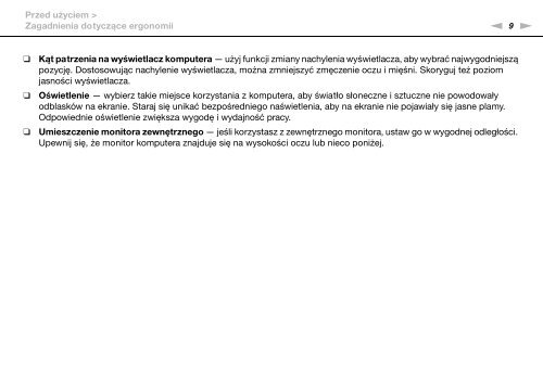 Sony VPCSA2Z9R - VPCSA2Z9R Mode d'emploi Polonais