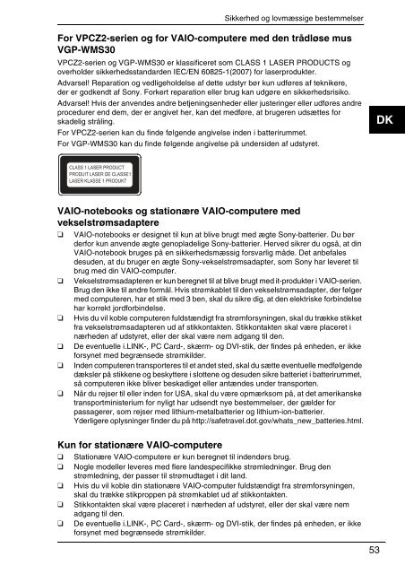 Sony VPCSA2Z9R - VPCSA2Z9R Documents de garantie Finlandais