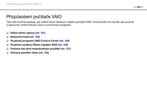 Sony VPCSA2Z9R - VPCSA2Z9R Mode d'emploi Tch&egrave;que