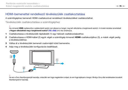 Sony VPCF13E1R - VPCF13E1R Istruzioni per l'uso Ungherese