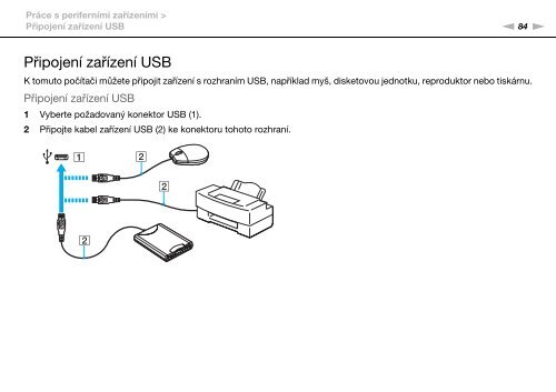Sony VPCF13E1R - VPCF13E1R Istruzioni per l'uso Ceco