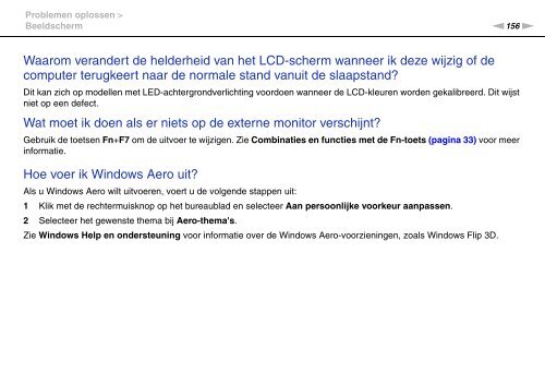 Sony VPCF13E1R - VPCF13E1R Istruzioni per l'uso Olandese