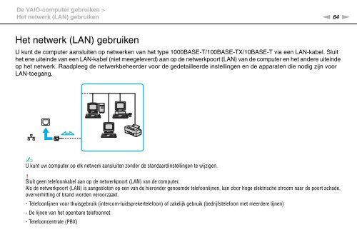 Sony VPCF13E1R - VPCF13E1R Istruzioni per l'uso Olandese