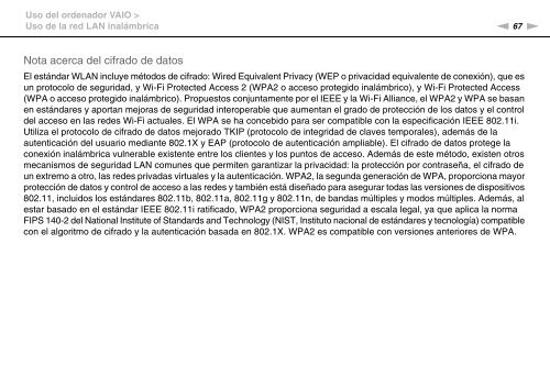 Sony VPCF13E1R - VPCF13E1R Istruzioni per l'uso Spagnolo