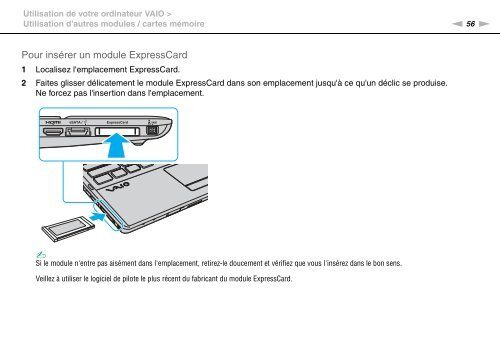 Sony VPCF13E1R - VPCF13E1R Istruzioni per l'uso Francese