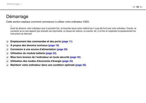 Sony VPCSA2Z9R - VPCSA2Z9R Mode d'emploi