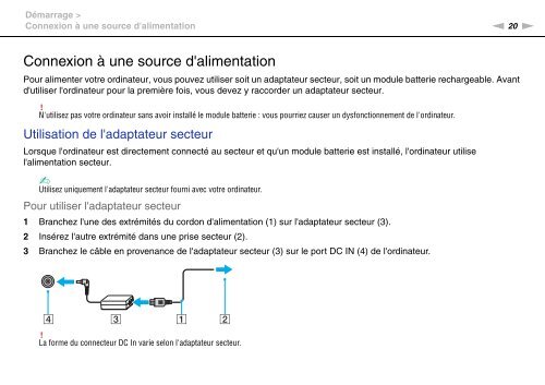 Sony VPCSA2Z9R - VPCSA2Z9R Mode d'emploi