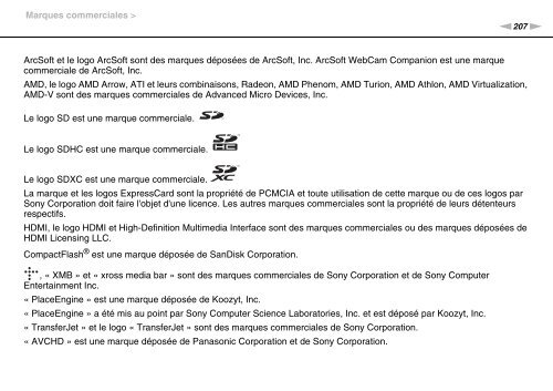 Sony VPCSA2Z9R - VPCSA2Z9R Mode d'emploi