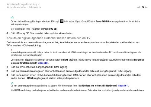 Sony VPCSA2Z9R - VPCSA2Z9R Mode d'emploi Su&eacute;dois