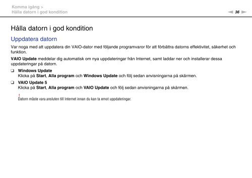 Sony VPCSA2Z9R - VPCSA2Z9R Mode d'emploi Su&eacute;dois