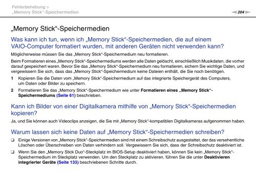 Sony VPCSA2Z9R - VPCSA2Z9R Mode d'emploi Allemand