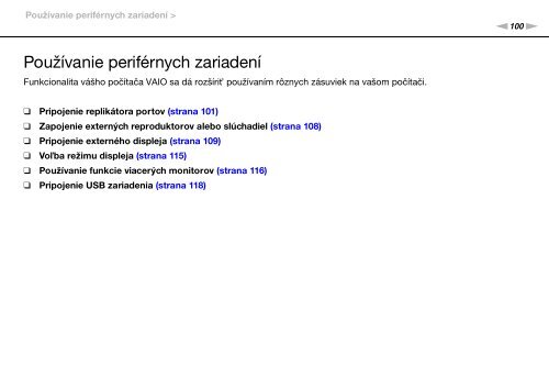 Sony VPCSA2Z9R - VPCSA2Z9R Mode d'emploi Slovaque