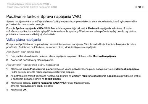 Sony VPCSA2Z9R - VPCSA2Z9R Mode d'emploi Slovaque